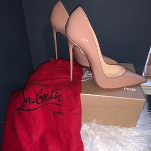 Christian Louboutin So Kate Pointy Pump 120 Nude